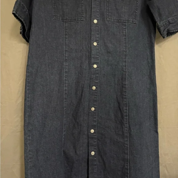NWOT Tommy Hilfiger Stretch Jean Denim Dress Sz 14 - Picture 5 of 6